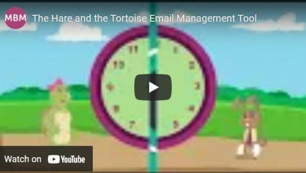 Links to video on Hare and Tortoise's Email Management Tool