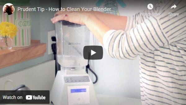 Links to video on cleaning your blender 