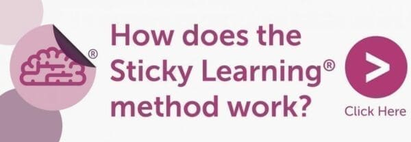 MBM banner for How does the sticky learning method work?
