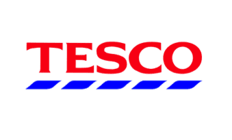 Red and blue Tesco Logo