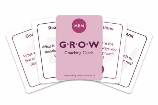 Links to access 5 MBM GROW Coaching cards 