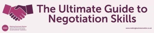 MBM banner for The Ultimate Guide to Negotiation Skills