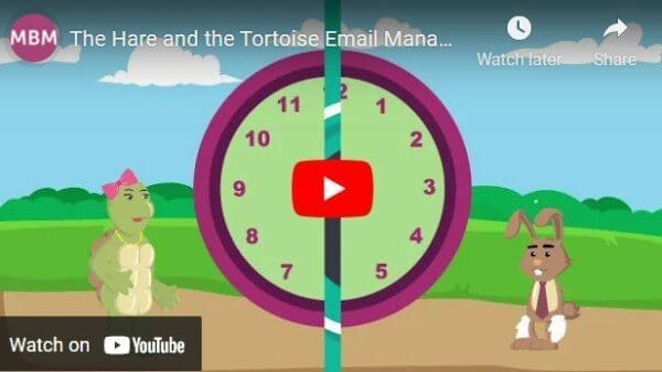 Links to video about Hare and The Tortoise Email management tool