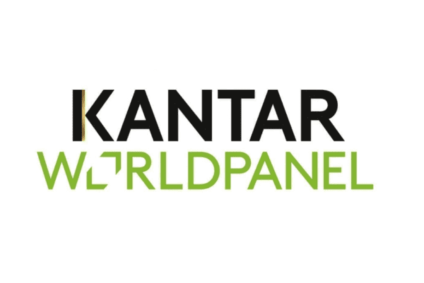 Kantar written in black above Worldpanel written in green