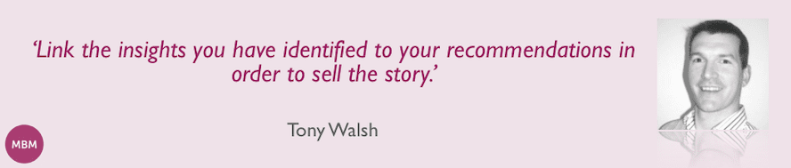 Selling a story by being relatable quote from UK Category manager Tony Walsh