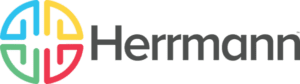 The red, yellow, blue and green logo for Herrmann