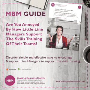 MBM Guide for lack of training skills from line managers