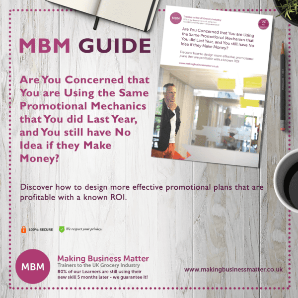 Ad banner for MBM guide for better promotional techniques
