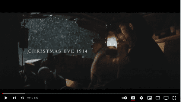 Links to YouTube video about Sainsbury's Ad for Christmas 2014