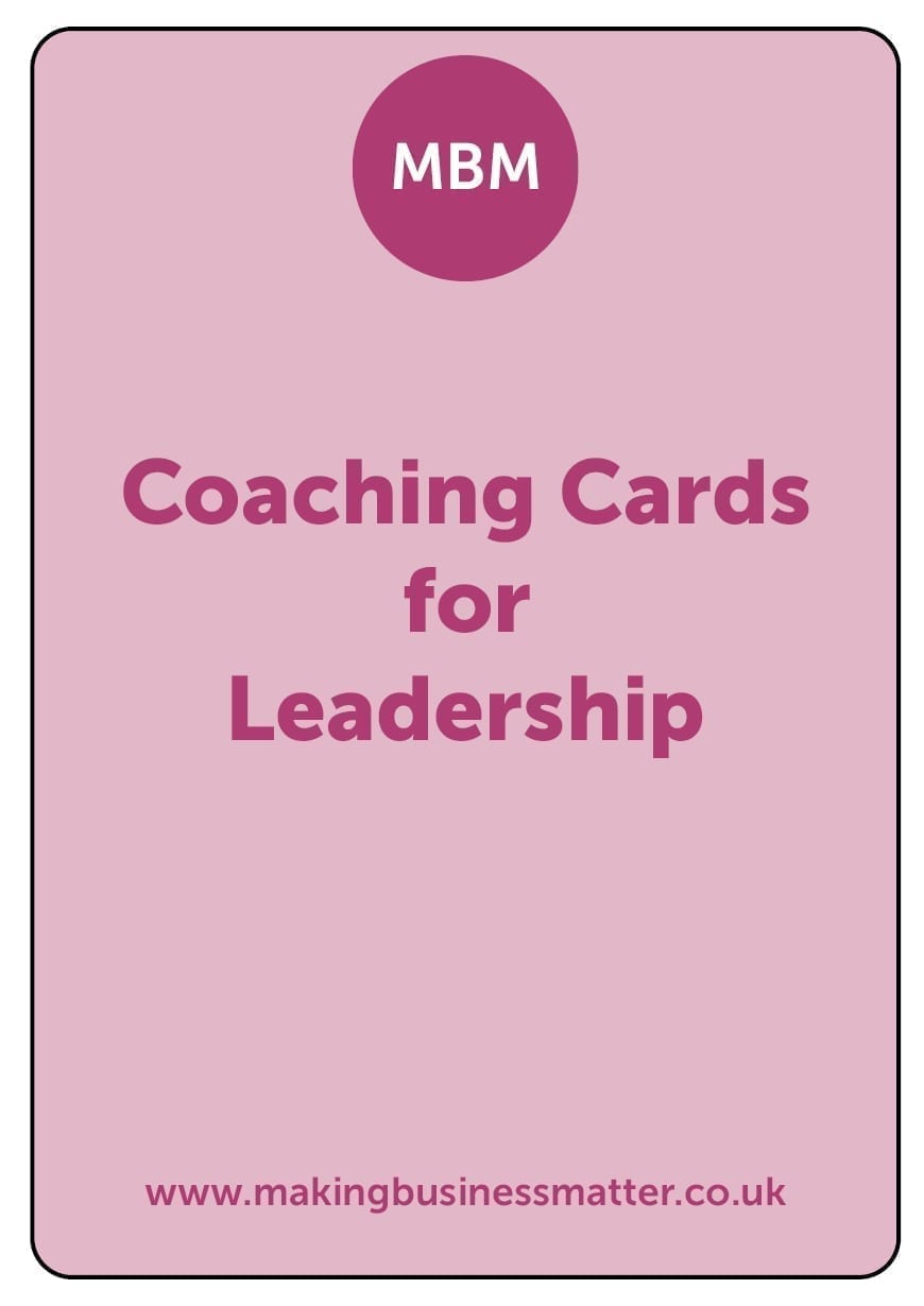 Leadership Skills Coaching Cards Free Online Tool from MBM