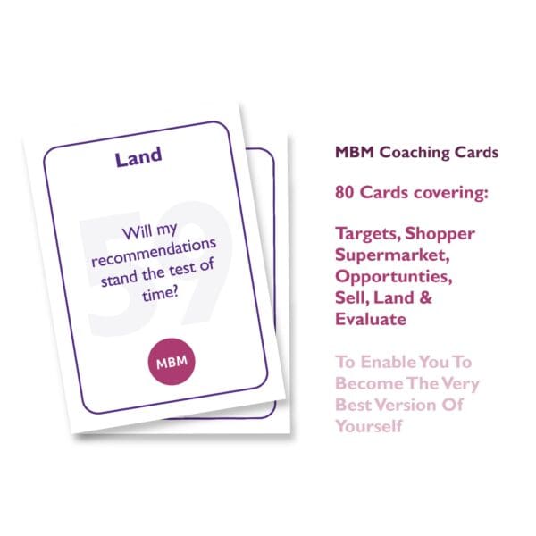 MBM Coaching card on land