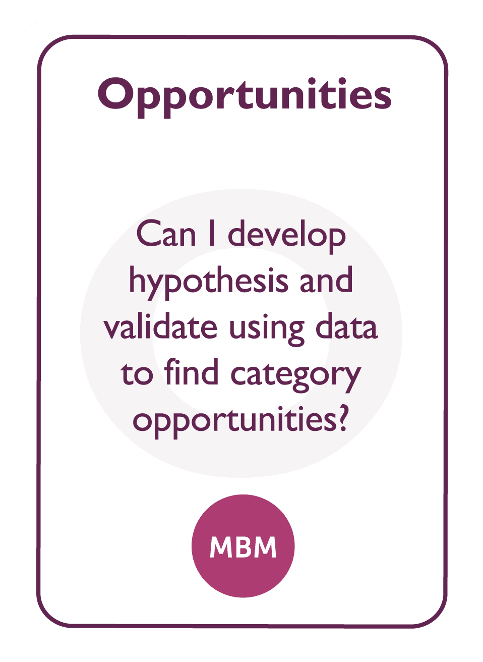 Negotiation coaching card titled Opportunities