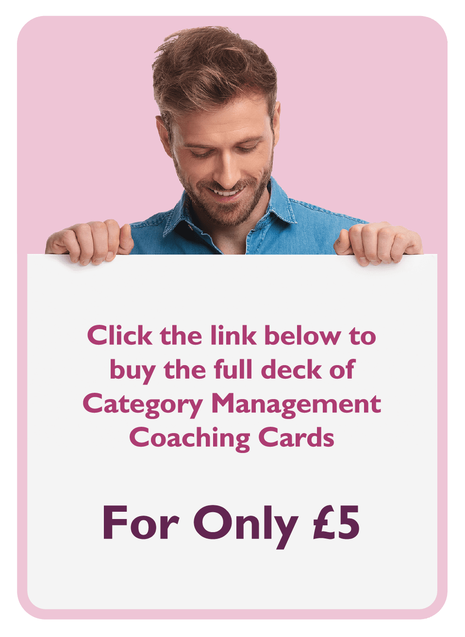 Negotiation coaching card titled For Only £5