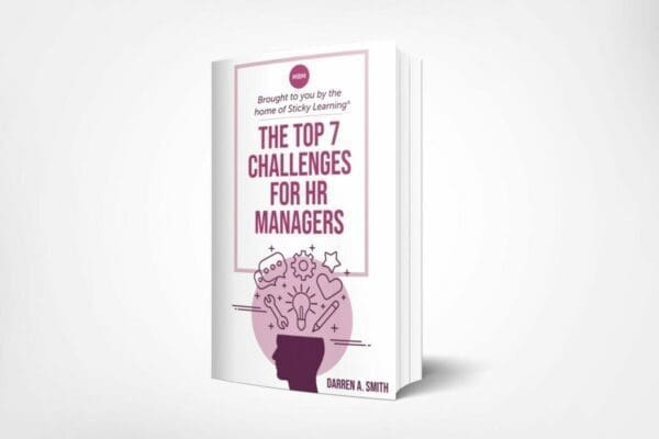 The book cover for The Top 7 Challenges for HR Managers