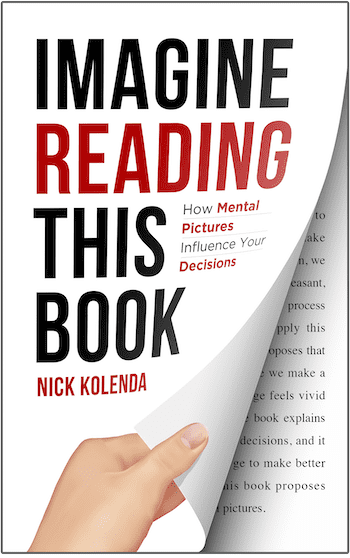 Book cover of 'Imagine Reading this book' by Nick Kolenda