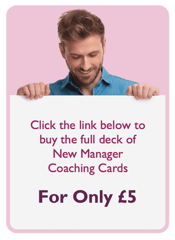 New Manager coaching card titled For Only £5