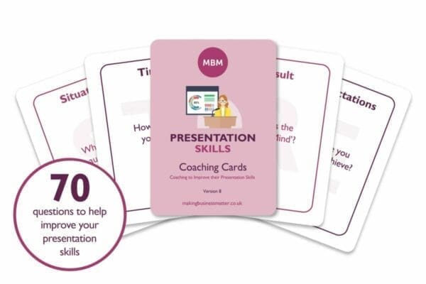 Presentation Skills Coaching Cards Image