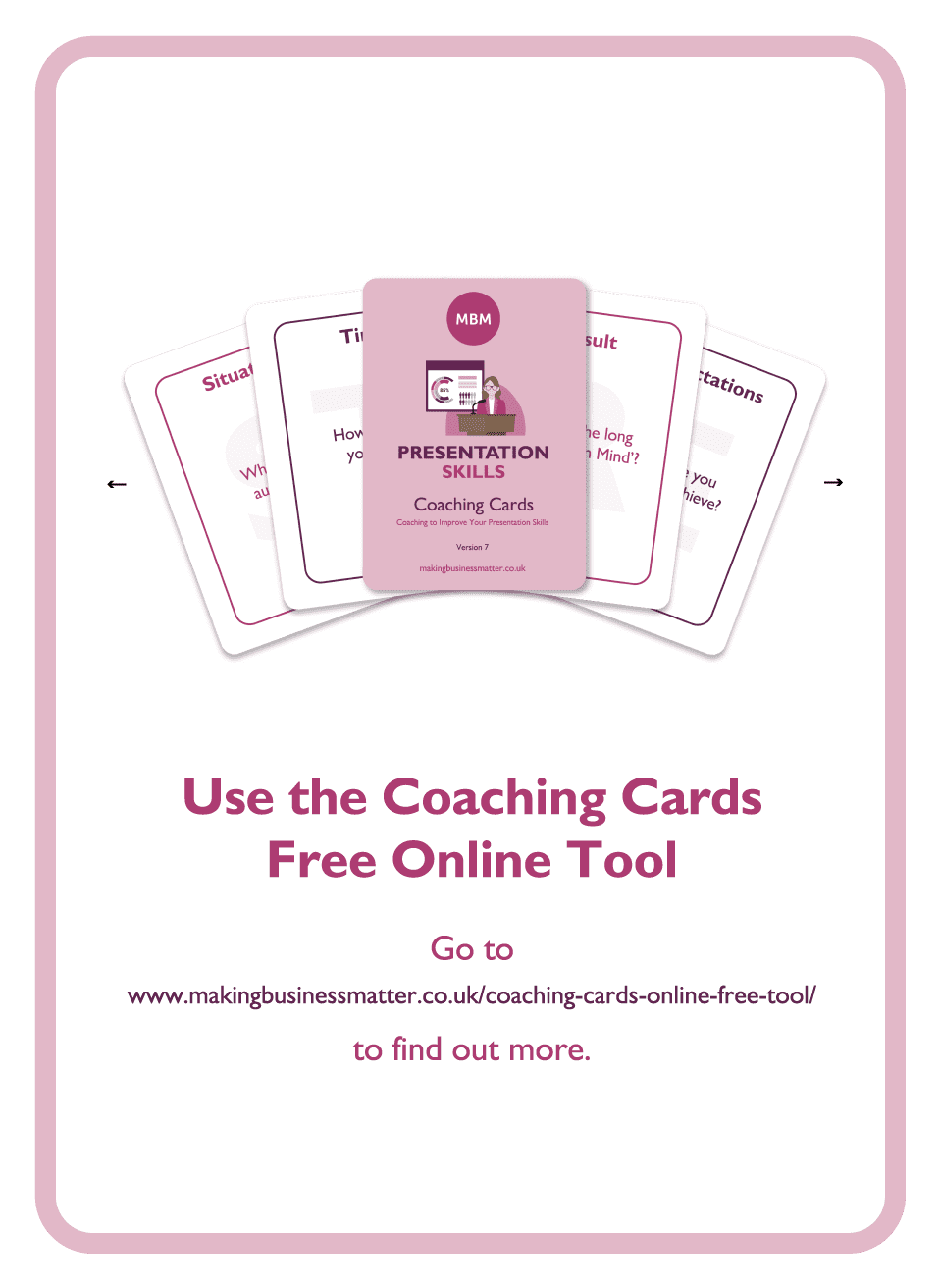 Coaching card Free Online Tool