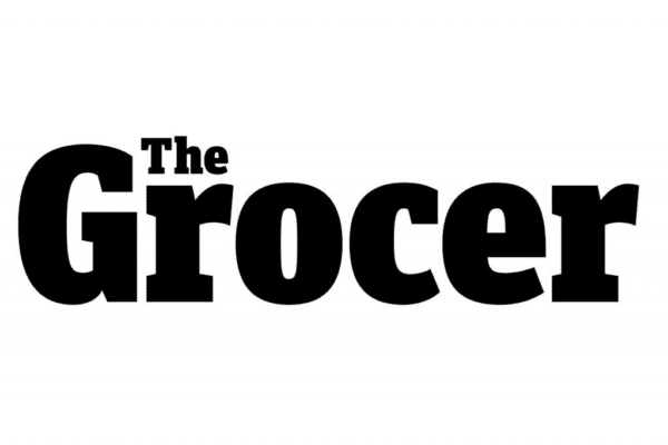 Grocer written in black on a white background