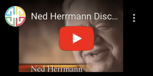 Screenshot of YouTube video featuring Ned Herrmann