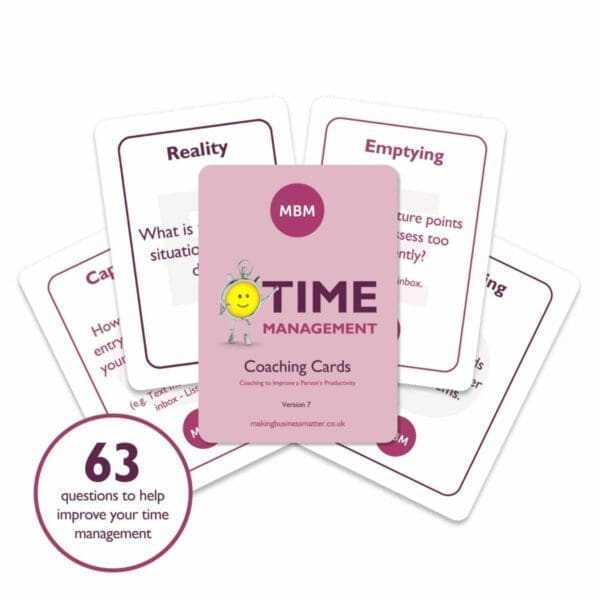 Five coaching cards by MBM
