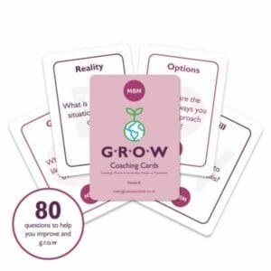 Five MBM GROW coaching cards