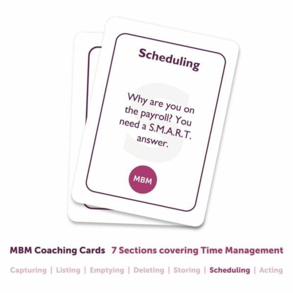 Time Management Coaching Cards Image