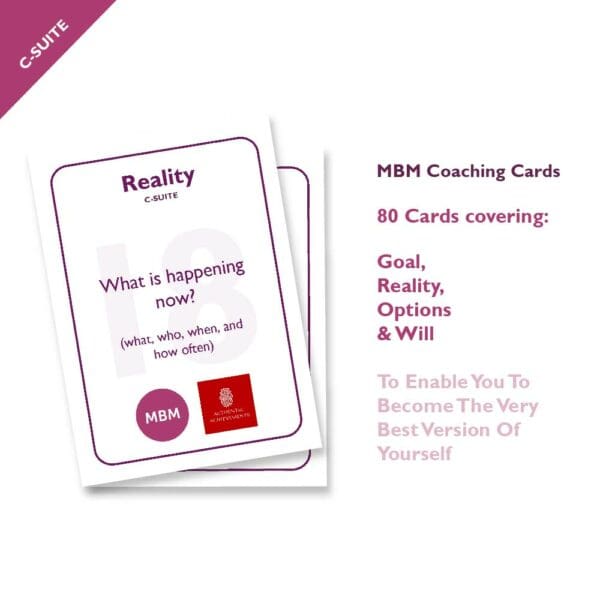 C-Suite coaching card on reality