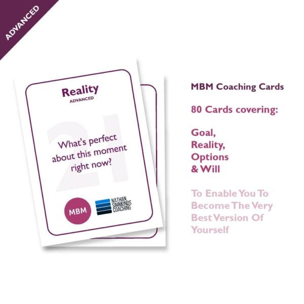 MBM Advanced coaching card on reality