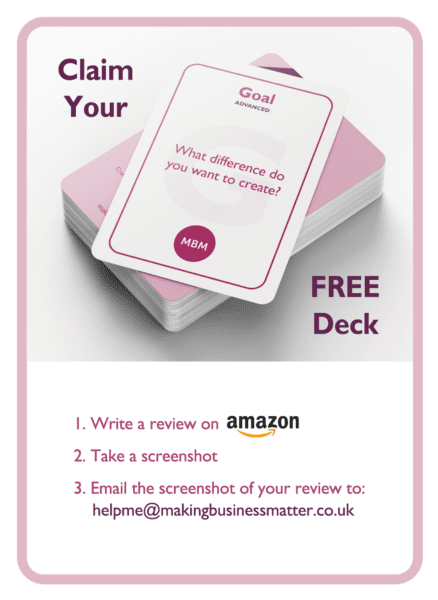 GROW coaching card titled Claim Your Free Deck