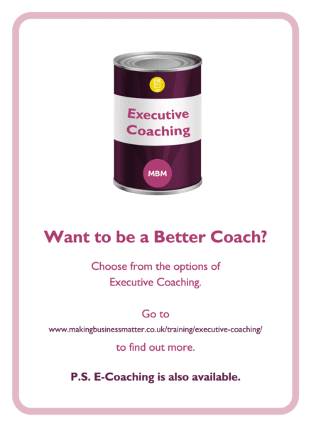 NLP coaching card titled Better coach