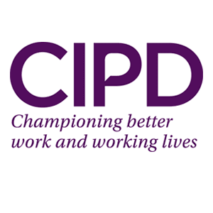 Purple CIPD logo on white background