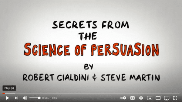 Science of Persuasion YouTube video