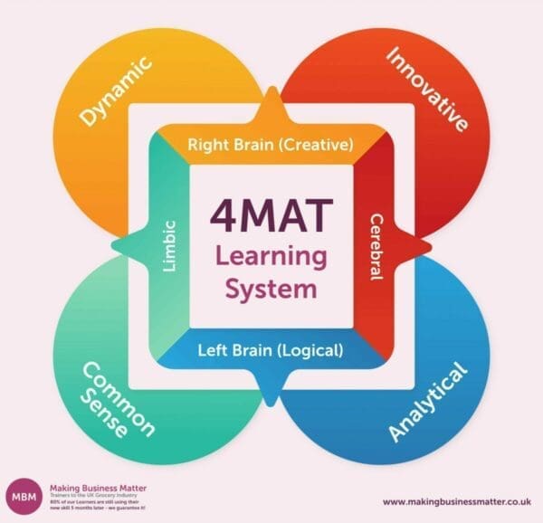 Colorful Infographic for 4MAT learning model