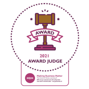 Judges criteria icon for HR blog award 2021 by MBM