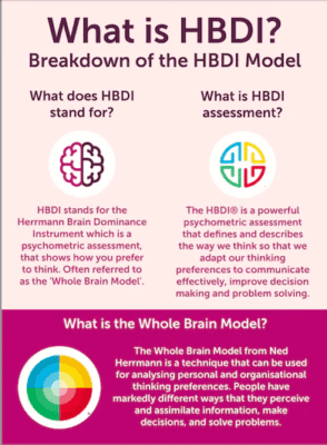 Screenshot of What is HBDI infographic