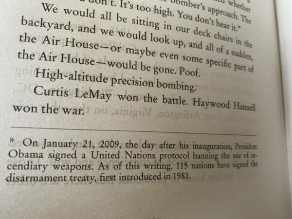 A page from the Bomber Mafia book with Obama news