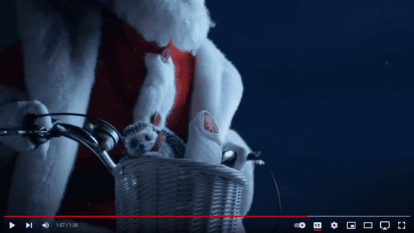 Links to YouTube video Aldi Christmas Ad 2020