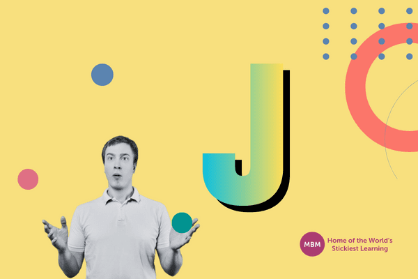 Letter J for Juggle between styles