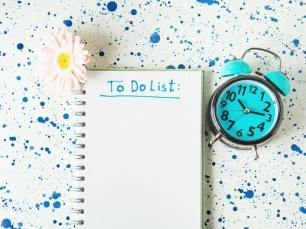 To-do list in the morning for work-at-home productivity