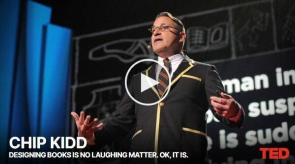 Links to video on Chipp Kidd Ted Talks Designing Books is No Laughing Matter
