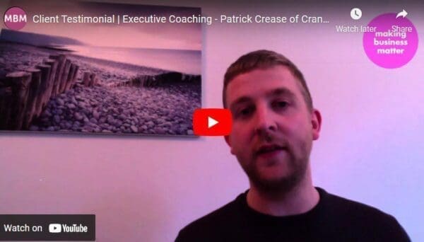 Links to YouTube video with MBM testimonial by Patrick Crease of Cranswick