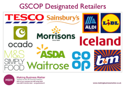 GSCOP Designated Retaliers Logos