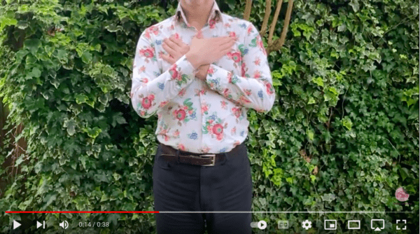 Links to YouTube video where MBM's Darren demonstrated the butterfly hug to Reduce Stress and Anxiety from trauma