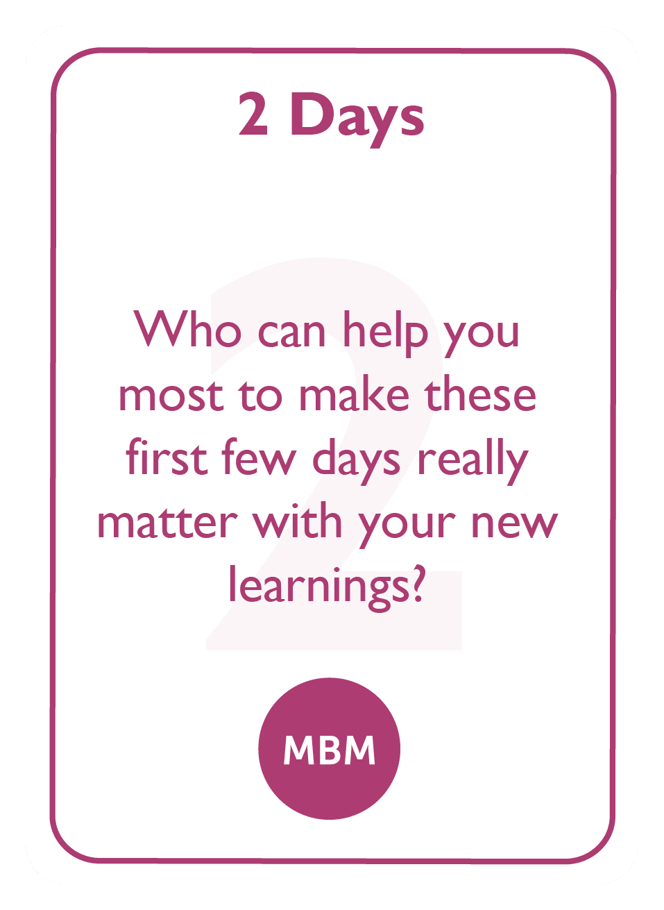 Sticky Learning Coaching Card