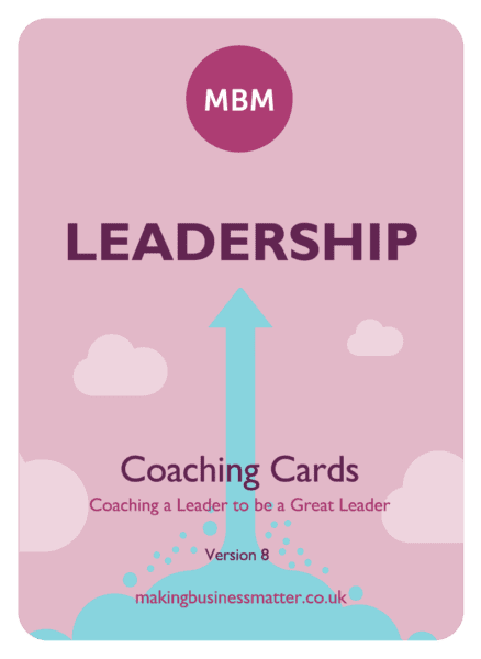 leadership skills coaching card