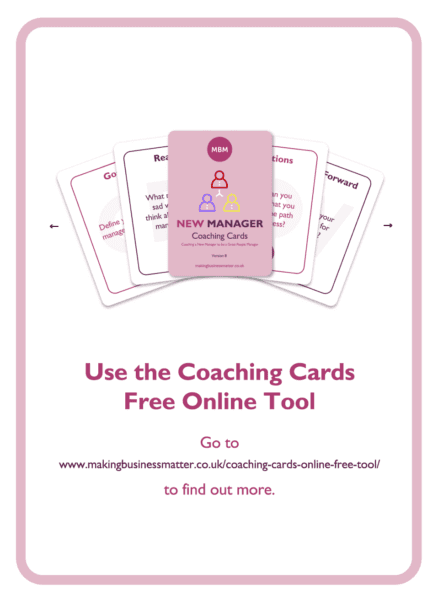 New Manager Coaching Card