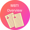 MBTI personality type Table of contents graphic