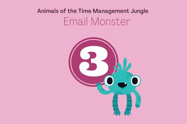 Animal of the negotiation jungle email monster
