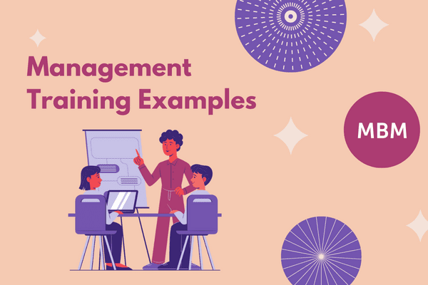Management training examples graphic